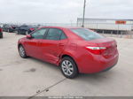 2016 Toyota Corolla Le Red vin: 5YFBURHEXGP425257