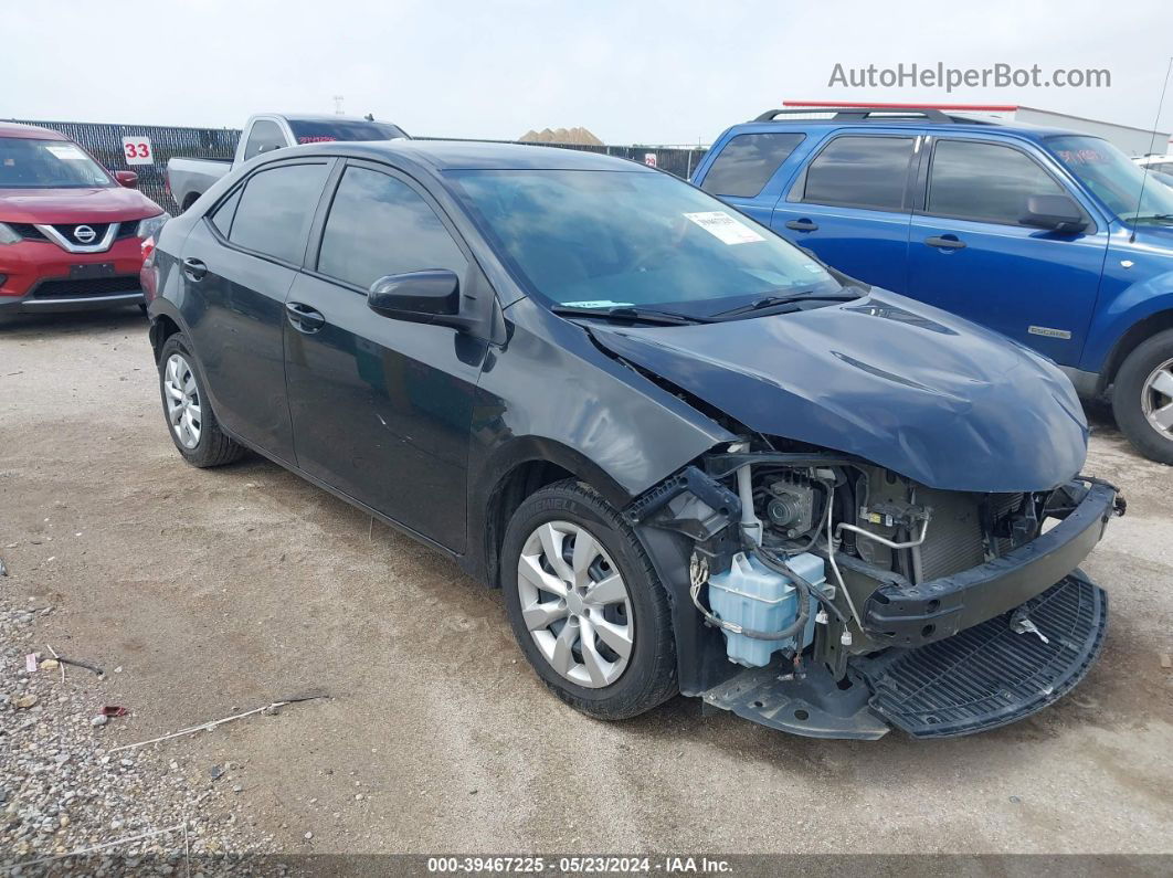 2016 Toyota Corolla Le Black vin: 5YFBURHEXGP441507