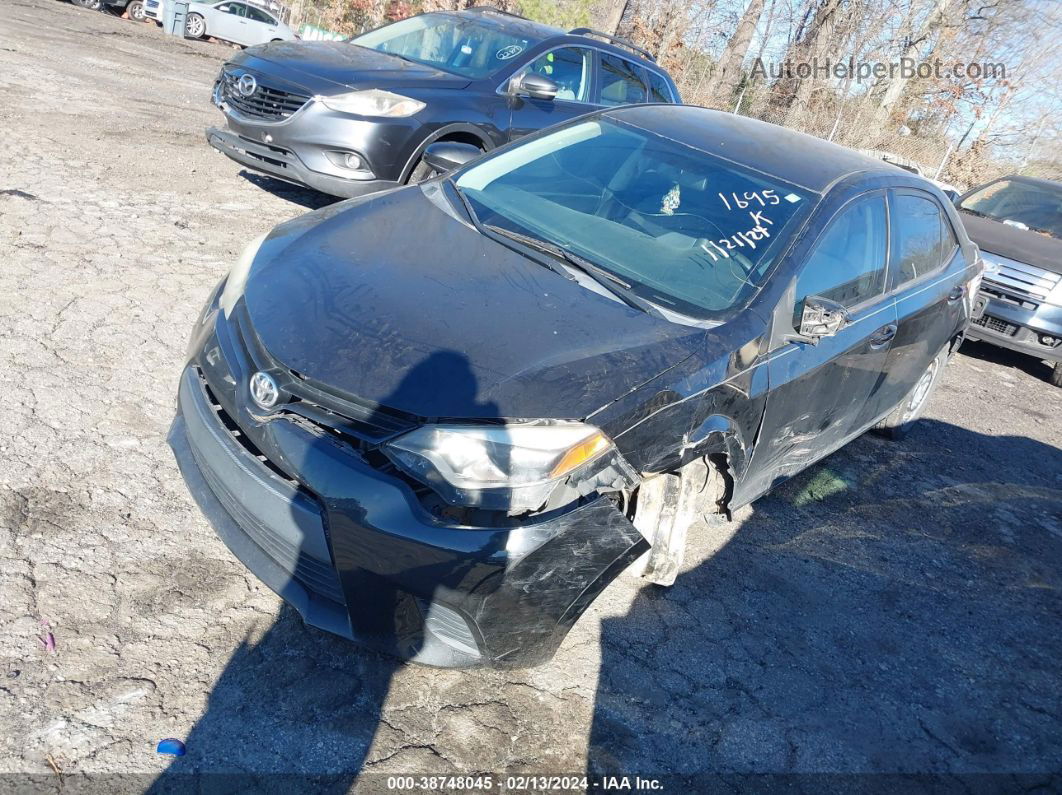 2016 Toyota Corolla L Black vin: 5YFBURHEXGP451695