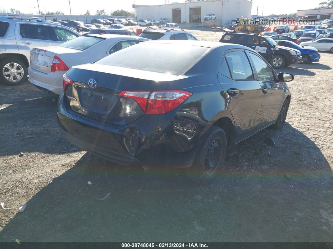 2016 Toyota Corolla L Black vin: 5YFBURHEXGP451695