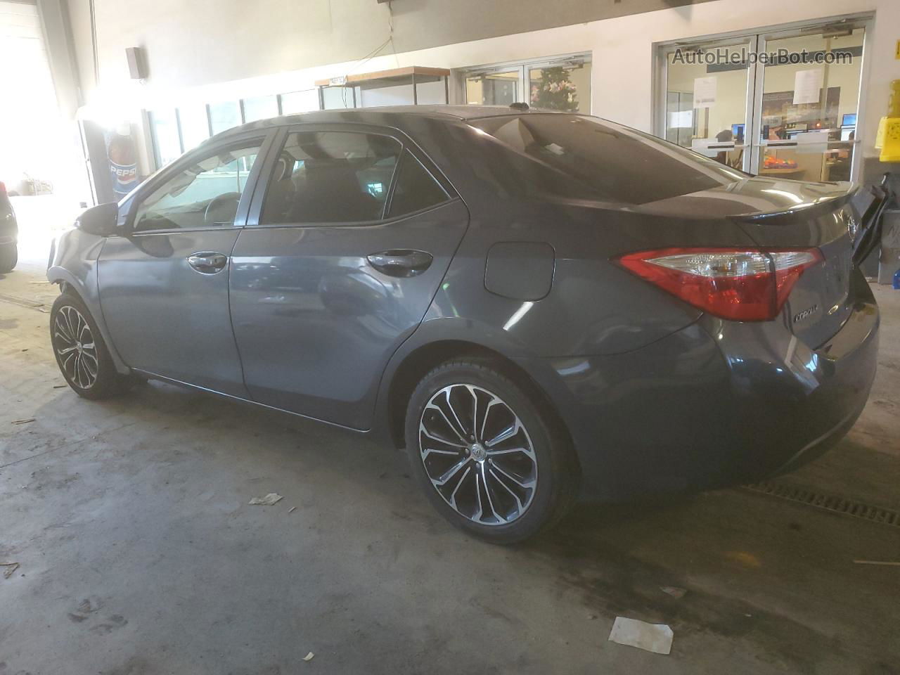 2016 Toyota Corolla L Blue vin: 5YFBURHEXGP451700