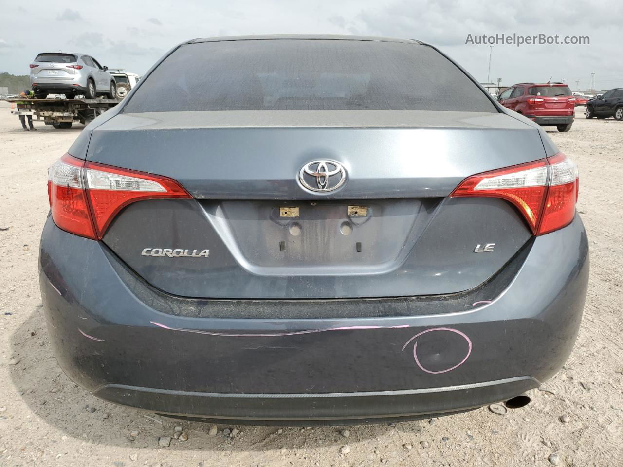 2016 Toyota Corolla L Charcoal vin: 5YFBURHEXGP463295