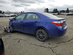 2016 Toyota Corolla L Blue vin: 5YFBURHEXGP474460