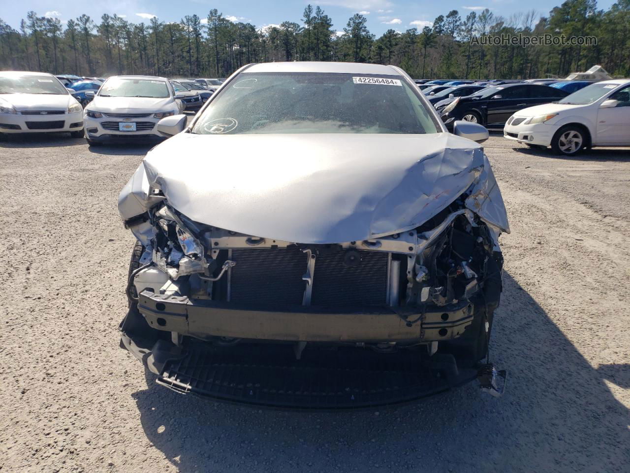 2016 Toyota Corolla L Silver vin: 5YFBURHEXGP509286