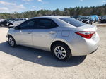 2016 Toyota Corolla L Silver vin: 5YFBURHEXGP509286