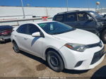 2016 Toyota Corolla Le White vin: 5YFBURHEXGP516108