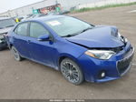 2016 Toyota Corolla S Plus Dark Blue vin: 5YFBURHEXGP527707