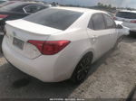 2017 Toyota Corolla Se White vin: 5YFBURHEXHP582627