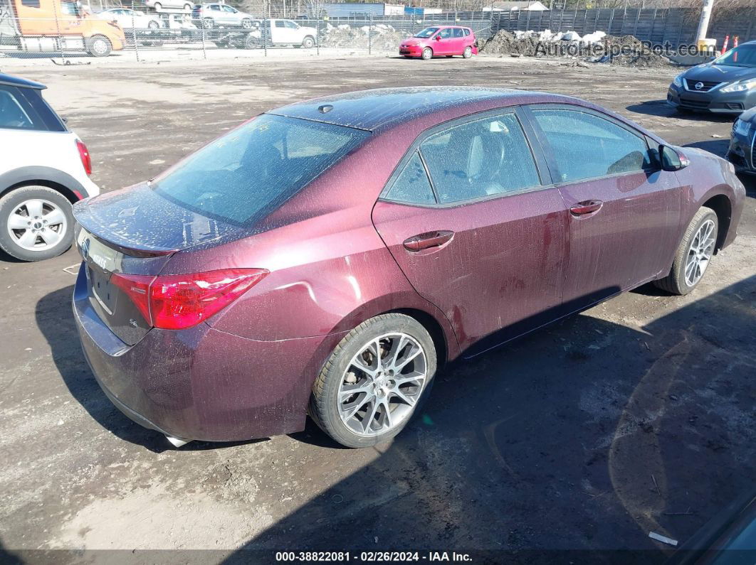 2017 Toyota Corolla Se Special Edition Red vin: 5YFBURHEXHP584118