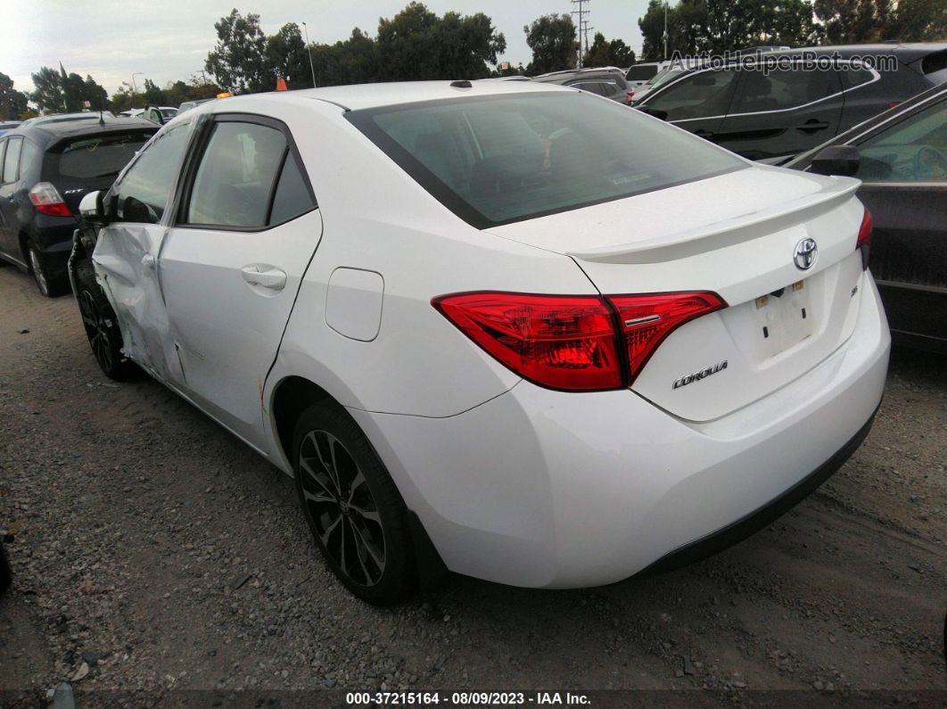 2017 Toyota Corolla L/le/xle/se White vin: 5YFBURHEXHP587228