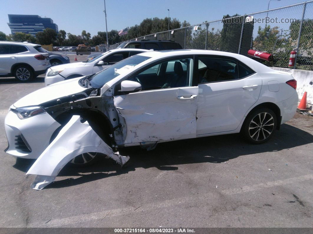 2017 Toyota Corolla L/le/xle/se White vin: 5YFBURHEXHP587228