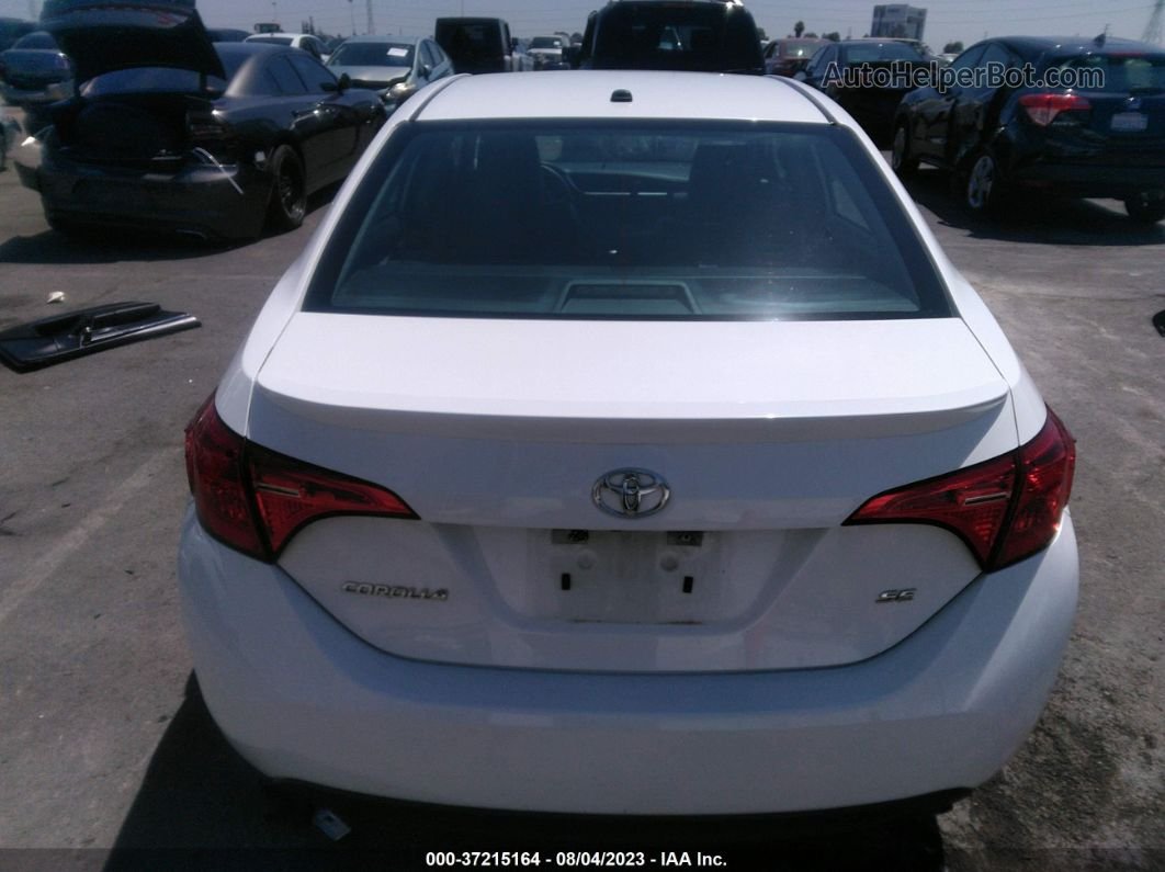 2017 Toyota Corolla L/le/xle/se White vin: 5YFBURHEXHP587228