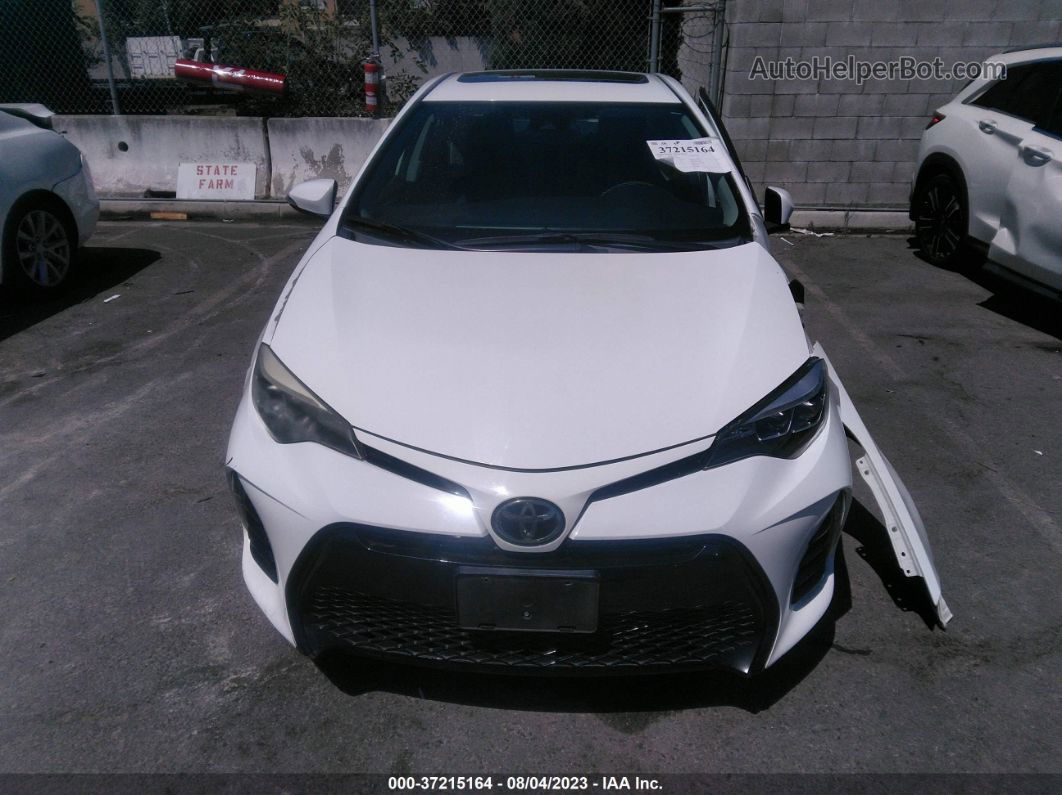 2017 Toyota Corolla L/le/xle/se White vin: 5YFBURHEXHP587228