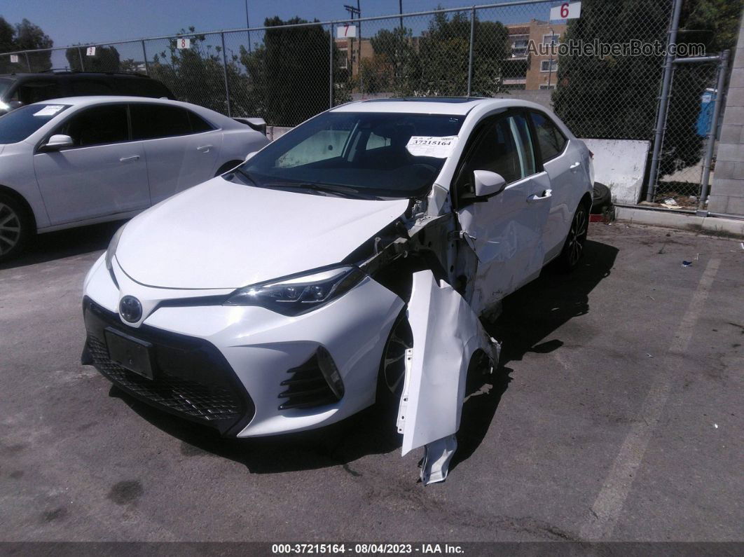 2017 Toyota Corolla L/le/xle/se Белый vin: 5YFBURHEXHP587228