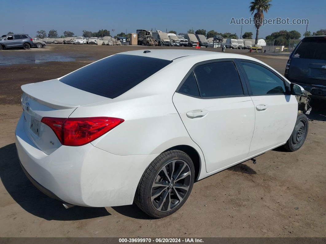 2017 Toyota Corolla Se Белый vin: 5YFBURHEXHP651879