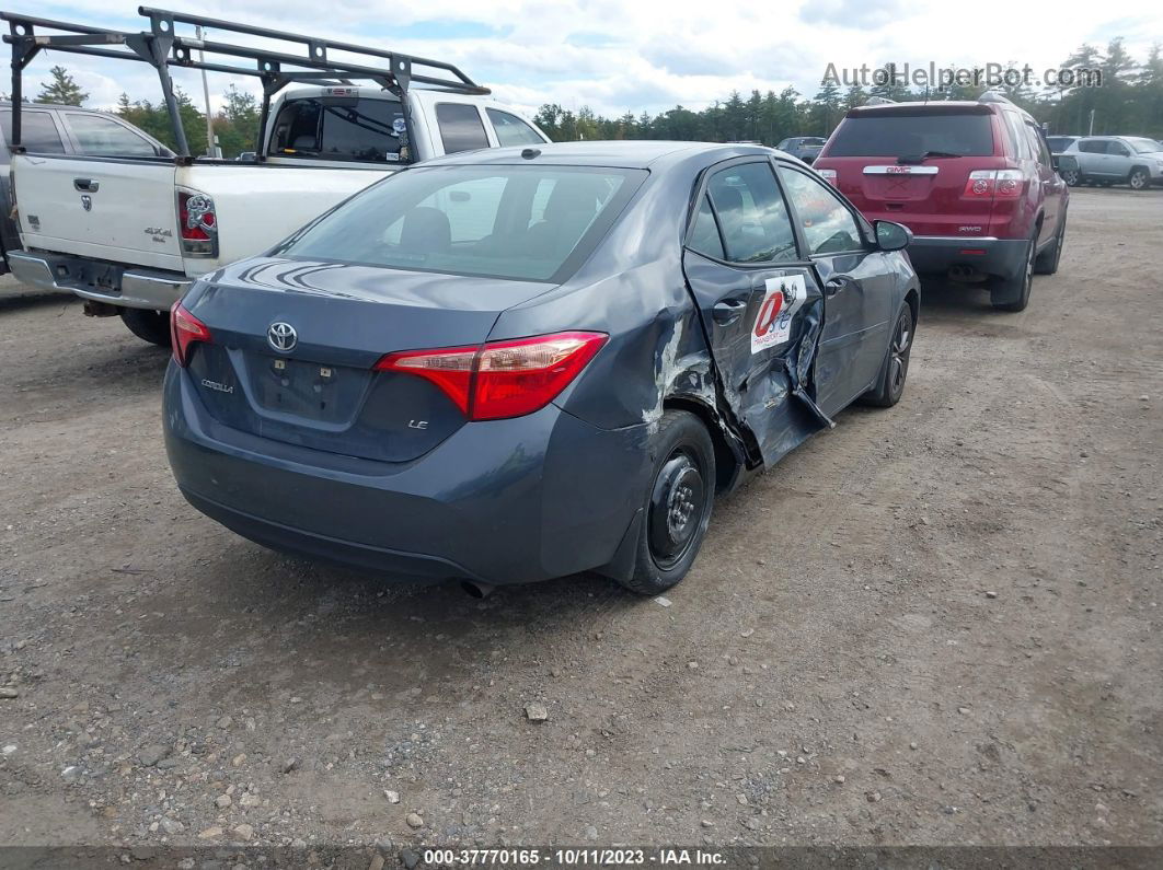 2017 Toyota Corolla Le Gray vin: 5YFBURHEXHP656029