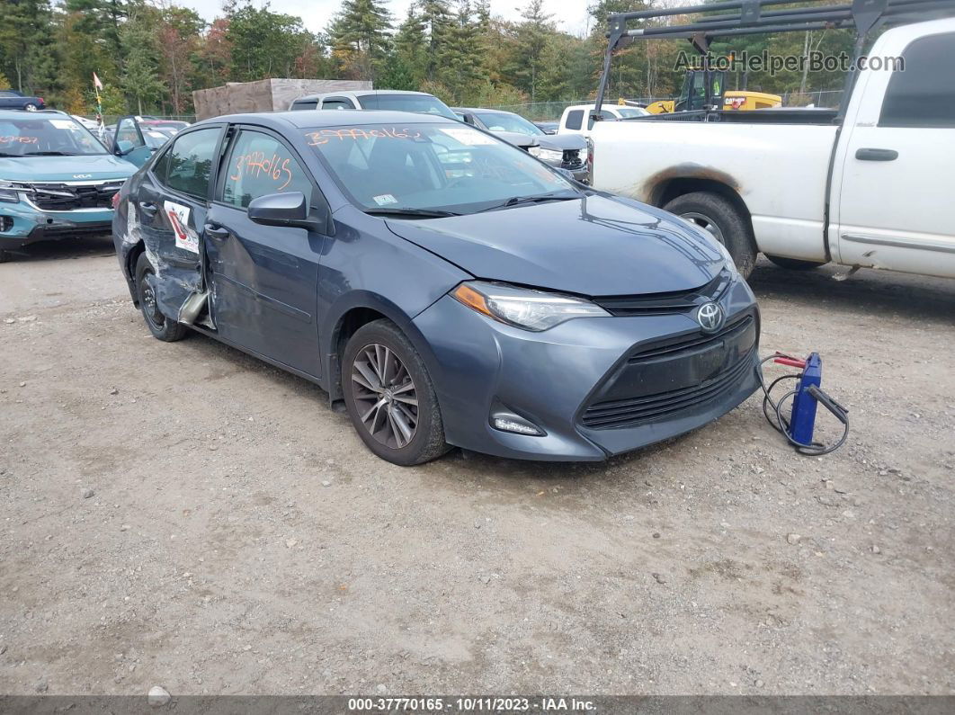 2017 Toyota Corolla Le Gray vin: 5YFBURHEXHP656029