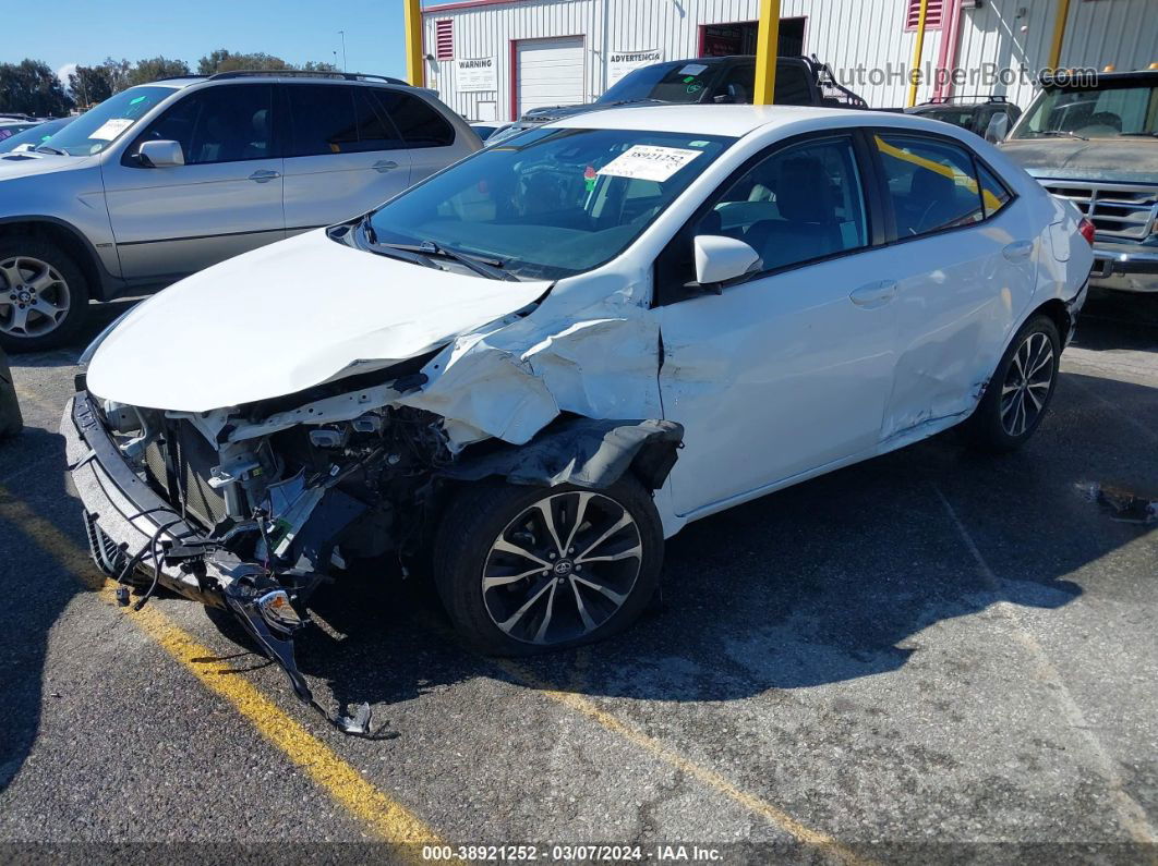 2017 Toyota Corolla Se Белый vin: 5YFBURHEXHP664132