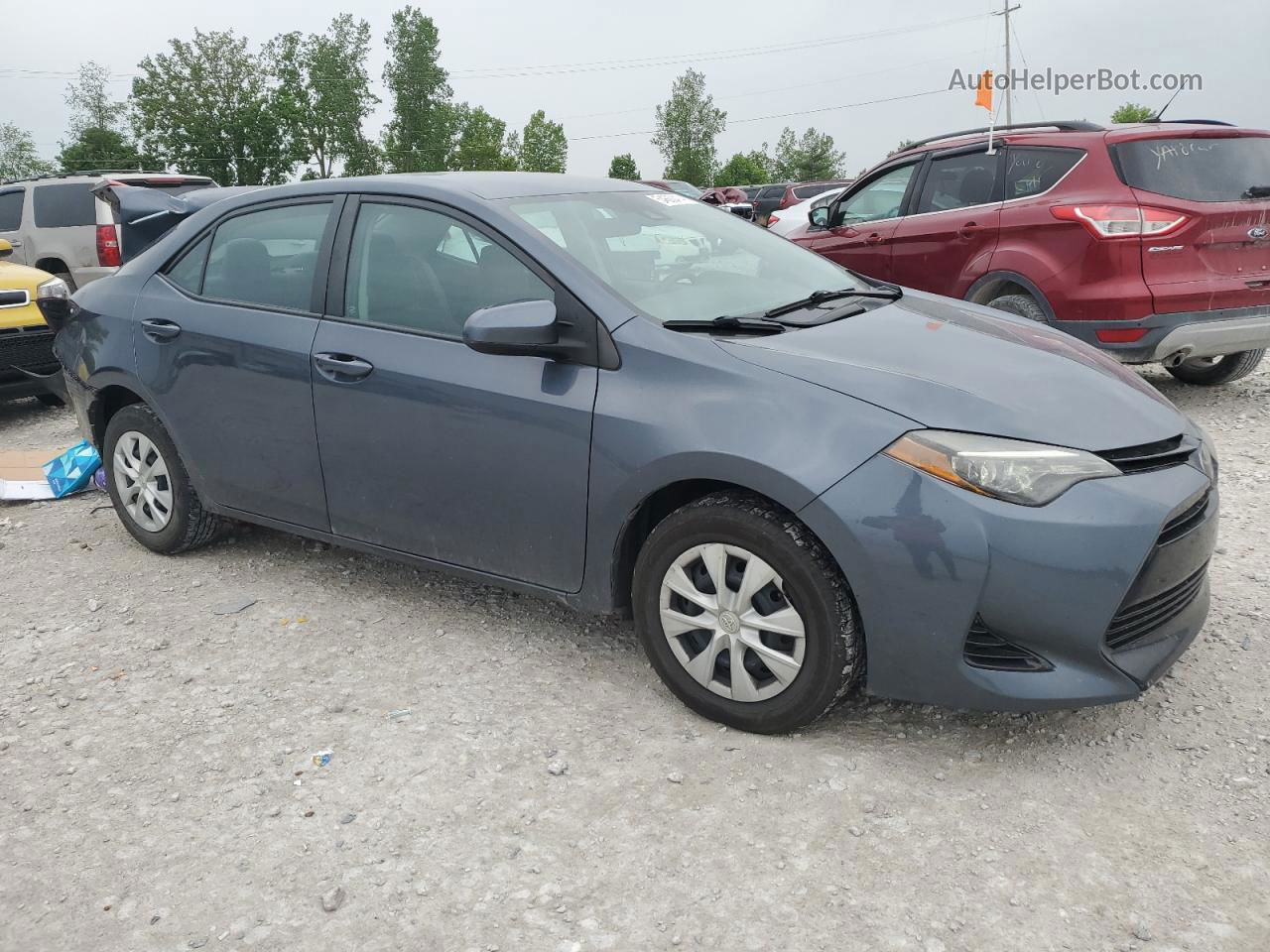 2017 Toyota Corolla L Teal vin: 5YFBURHEXHP668651