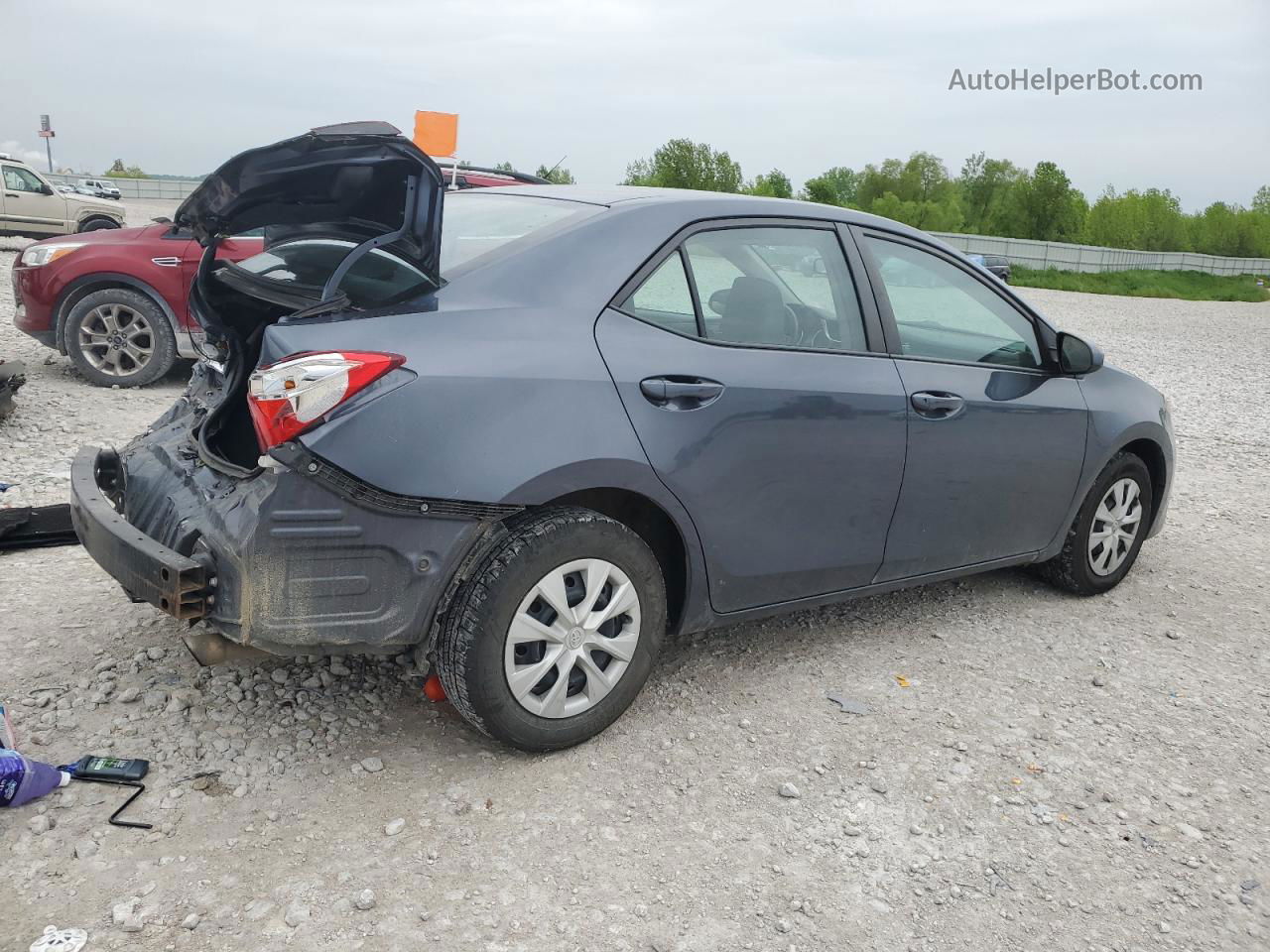 2017 Toyota Corolla L Бирюзовый vin: 5YFBURHEXHP668651