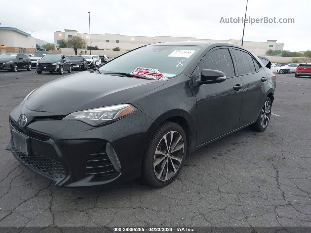 2017 Toyota Corolla Se Черный vin: 5YFBURHEXHP677012