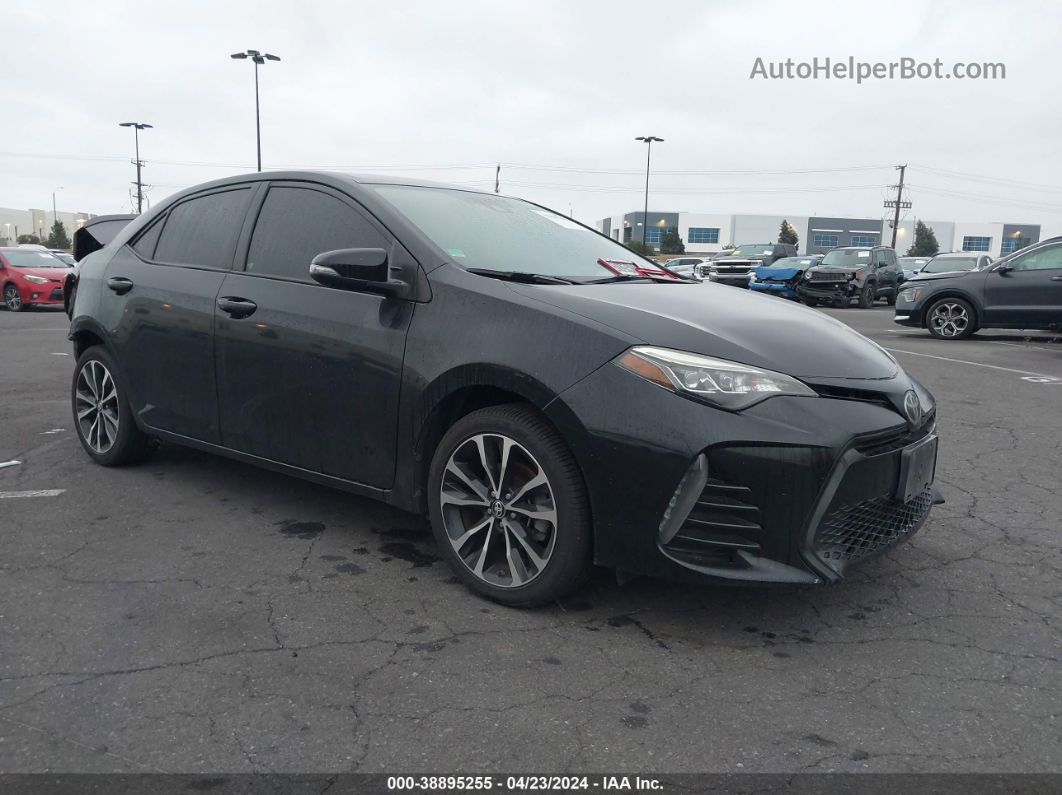 2017 Toyota Corolla Se Черный vin: 5YFBURHEXHP677012