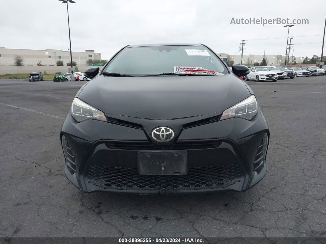 2017 Toyota Corolla Se Black vin: 5YFBURHEXHP677012