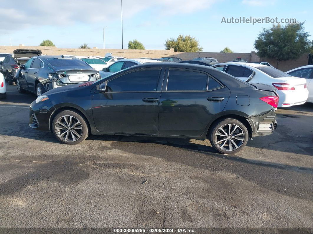 2017 Toyota Corolla Se Black vin: 5YFBURHEXHP677012