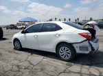 2017 Toyota Corolla L White vin: 5YFBURHEXHP692478