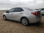 2017 Toyota Corolla L Silver vin: 5YFBURHEXHP724586