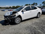 2018 Toyota Corolla L White vin: 5YFBURHEXJP842501