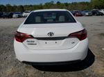 2018 Toyota Corolla L White vin: 5YFBURHEXJP842501