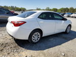 2018 Toyota Corolla L White vin: 5YFBURHEXJP842501