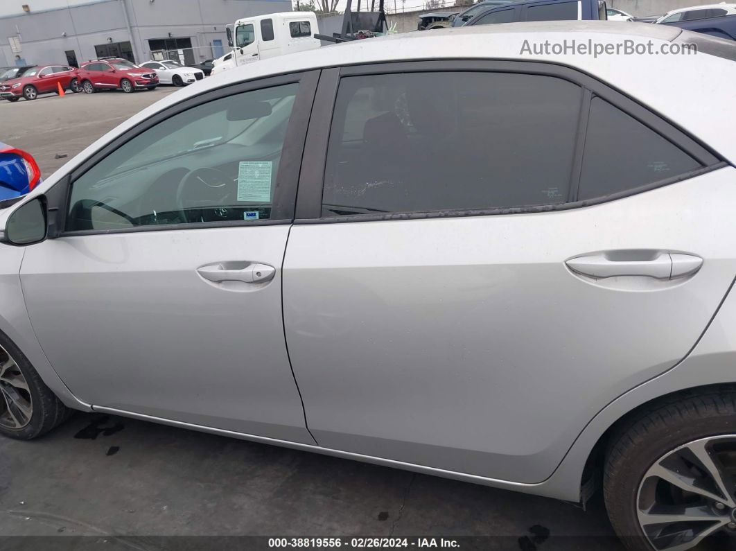 2019 Toyota Corolla Se Silver vin: 5YFBURHEXKP865181