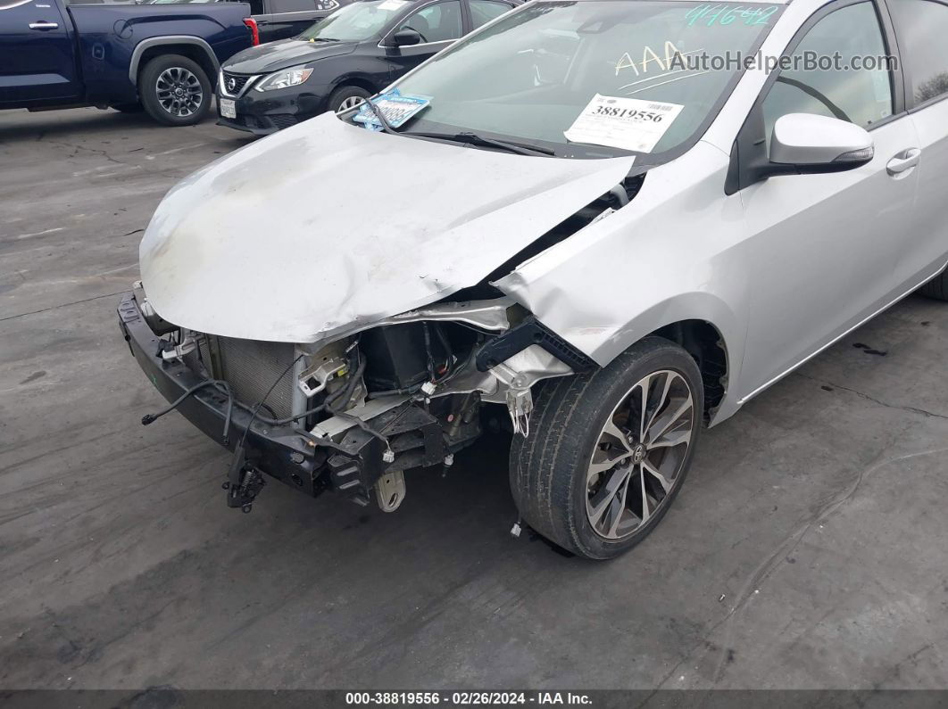 2019 Toyota Corolla Se Серебряный vin: 5YFBURHEXKP865181