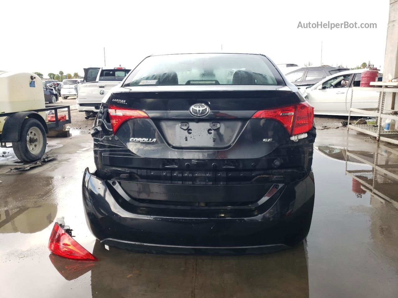 2019 Toyota Corolla L Black vin: 5YFBURHEXKP867285