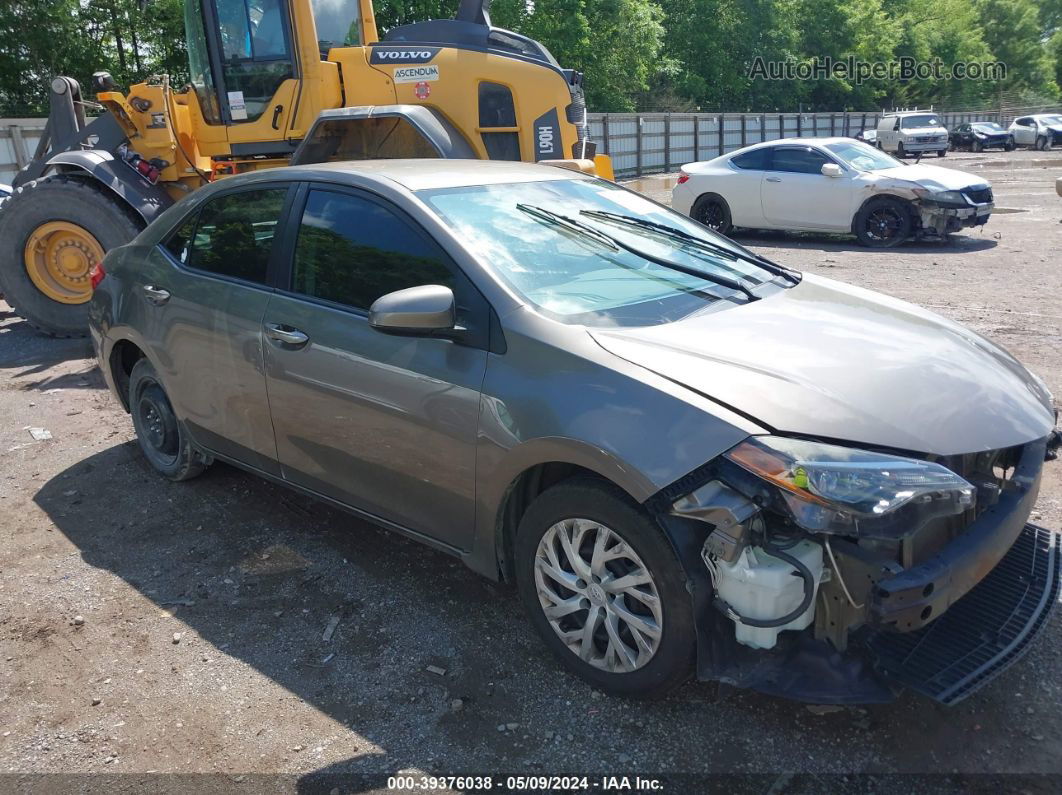 2019 Toyota Corolla Le Gray vin: 5YFBURHEXKP876410