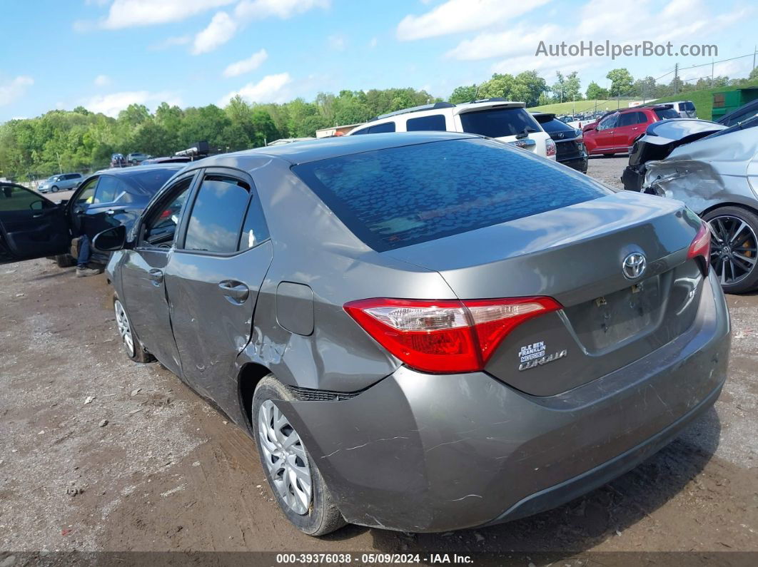 2019 Toyota Corolla Le Gray vin: 5YFBURHEXKP876410