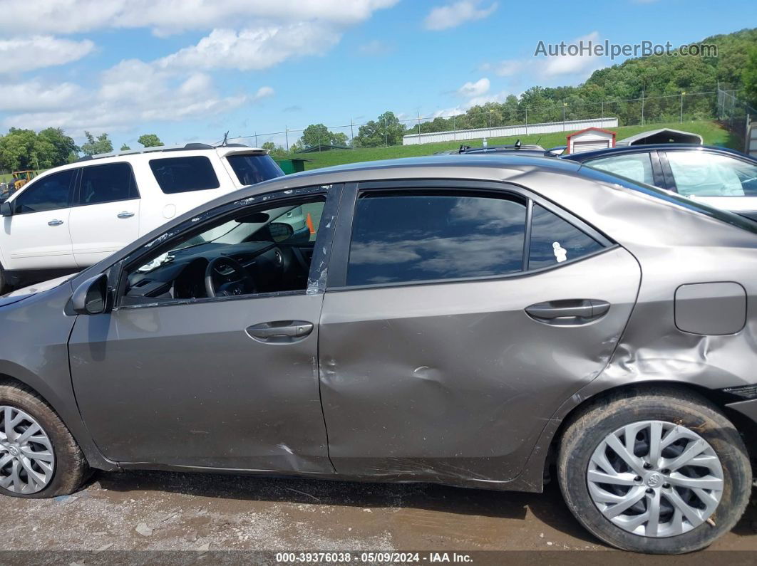 2019 Toyota Corolla Le Gray vin: 5YFBURHEXKP876410