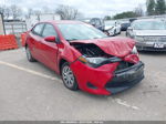 2019 Toyota Corolla Le Красный vin: 5YFBURHEXKP898939