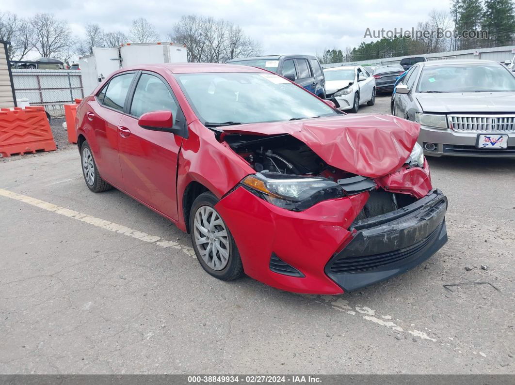 2019 Toyota Corolla Le Красный vin: 5YFBURHEXKP898939