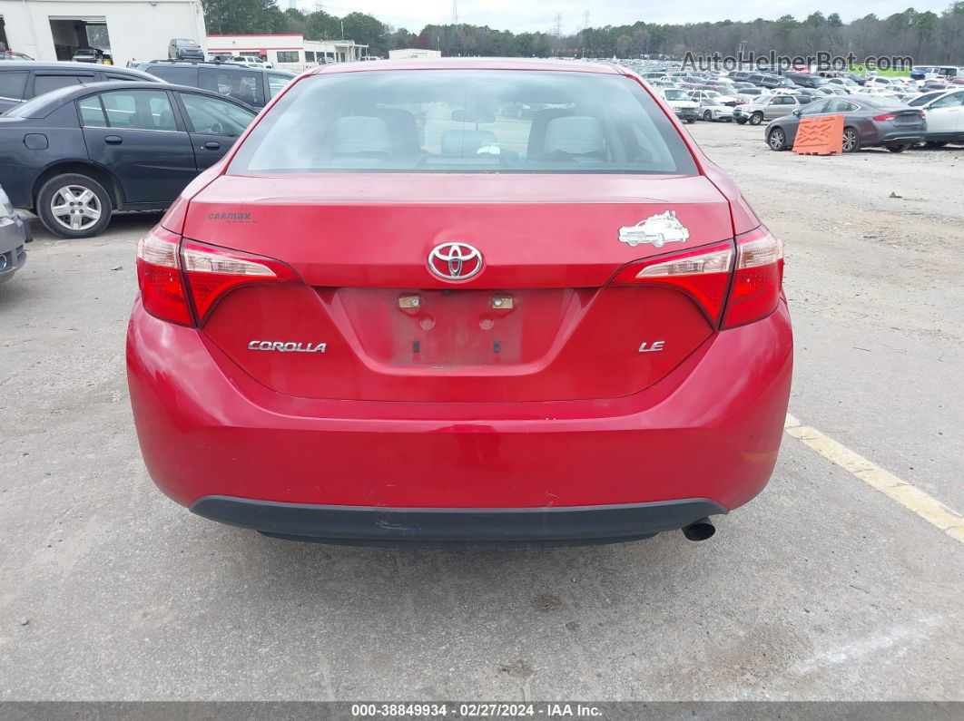 2019 Toyota Corolla Le Red vin: 5YFBURHEXKP898939