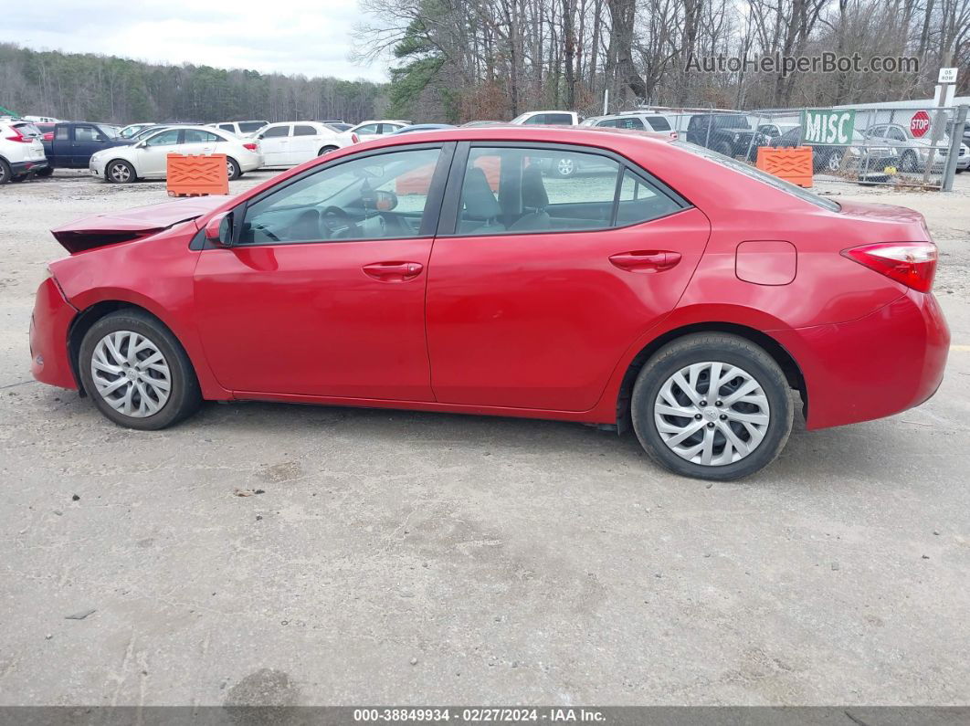 2019 Toyota Corolla Le Red vin: 5YFBURHEXKP898939