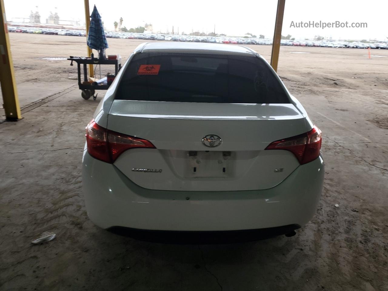 2019 Toyota Corolla L Белый vin: 5YFBURHEXKP898942