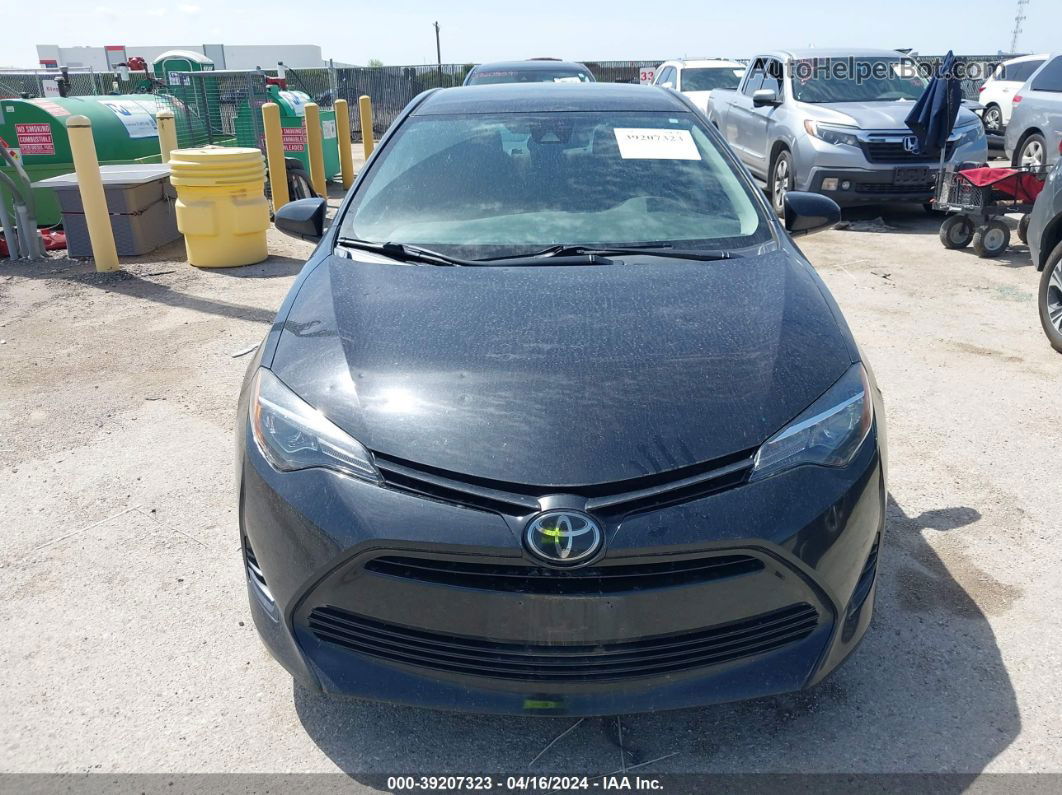 2019 Toyota Corolla Le Black vin: 5YFBURHEXKP903265