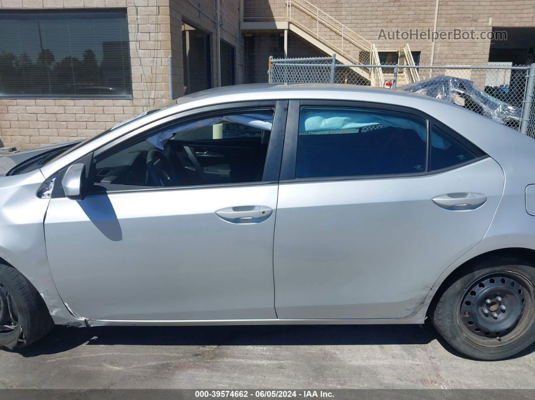 2019 Toyota Corolla Xle Silver vin: 5YFBURHEXKP904657