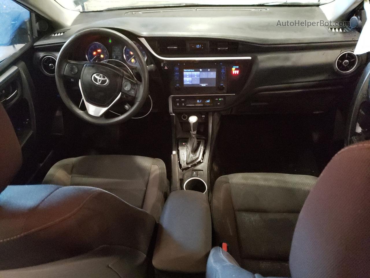2019 Toyota Corolla L Black vin: 5YFBURHEXKP907025