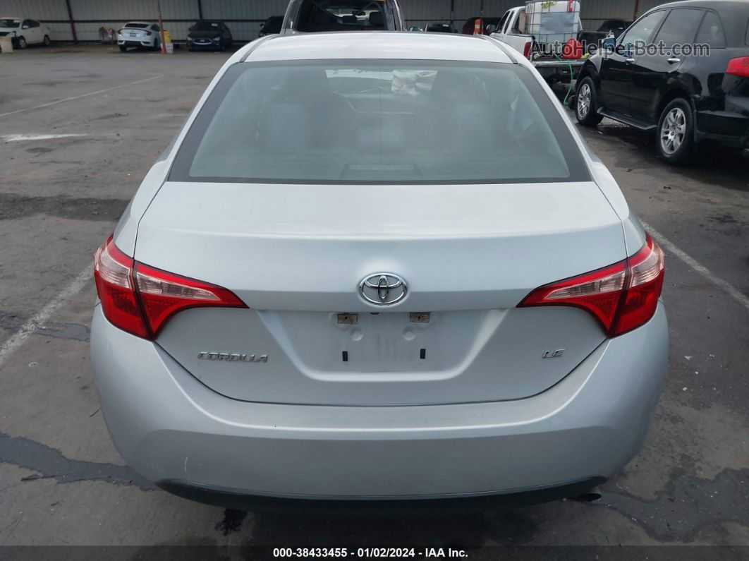 2019 Toyota Corolla Le Silver vin: 5YFBURHEXKP919966