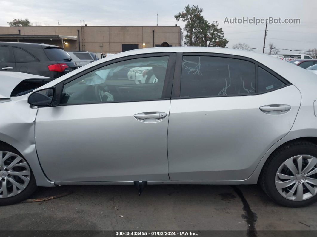 2019 Toyota Corolla Le Silver vin: 5YFBURHEXKP919966