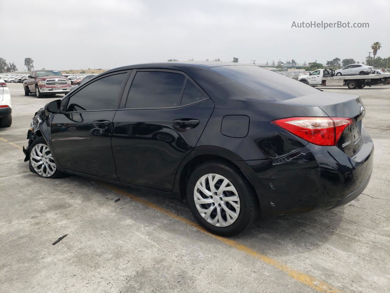 2019 Toyota Corolla L Black vin: 5YFBURHEXKP924438